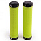 Рукоятки велосипедные VS HG-119,129мм (lime\black)
