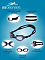 Очки для плавания 25DEGREES Sonic Black 25D21012