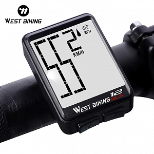 Велокомпьютер West Biking YP0702041 беспроводной