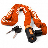 Велозамок 6*x1000mm.VS 759,цепь инд.уп.(orange)