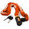 Велозамок 6*x1000mm.VS 759,цепь инд.уп.(orange)