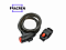 Велозамок 12*1200мм,Fracren 159A (black)